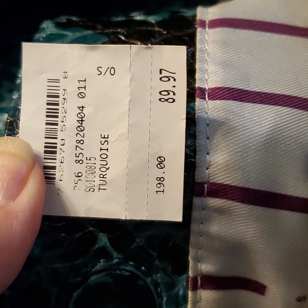 Steven By Steve Madden Euc Beautiful Turquoise Sn… - image 8